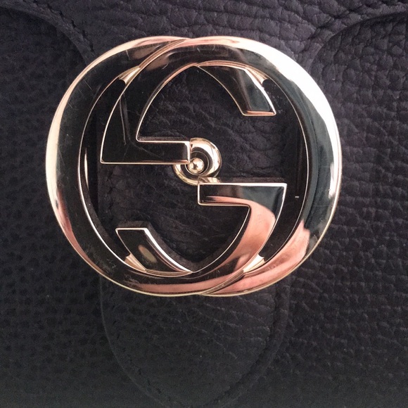 Authentic Gucci interlocking Gg black handbag - Picture 3 of 8